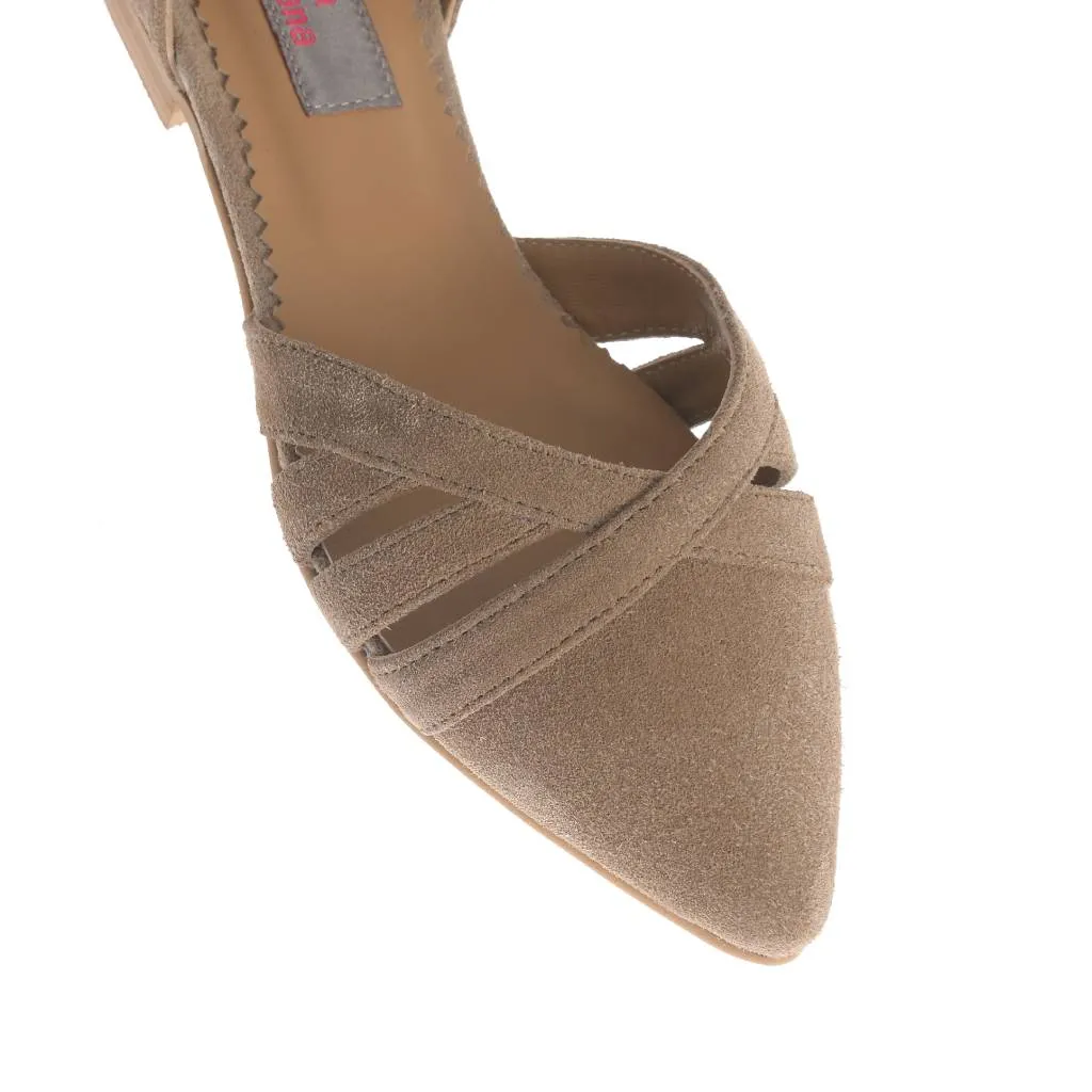 Ana Urbana Shoes New Orleans sandale grej piele