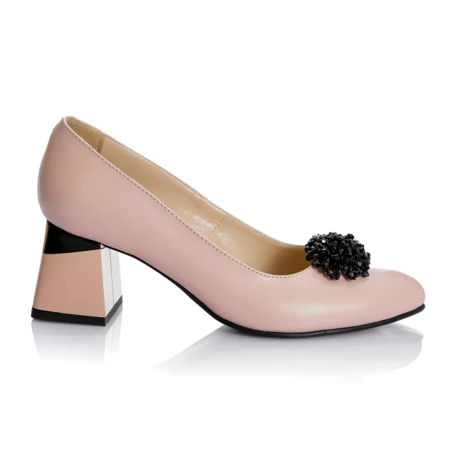 Catinca Shoes Nude Box A61 NB pantofi dama piele nude