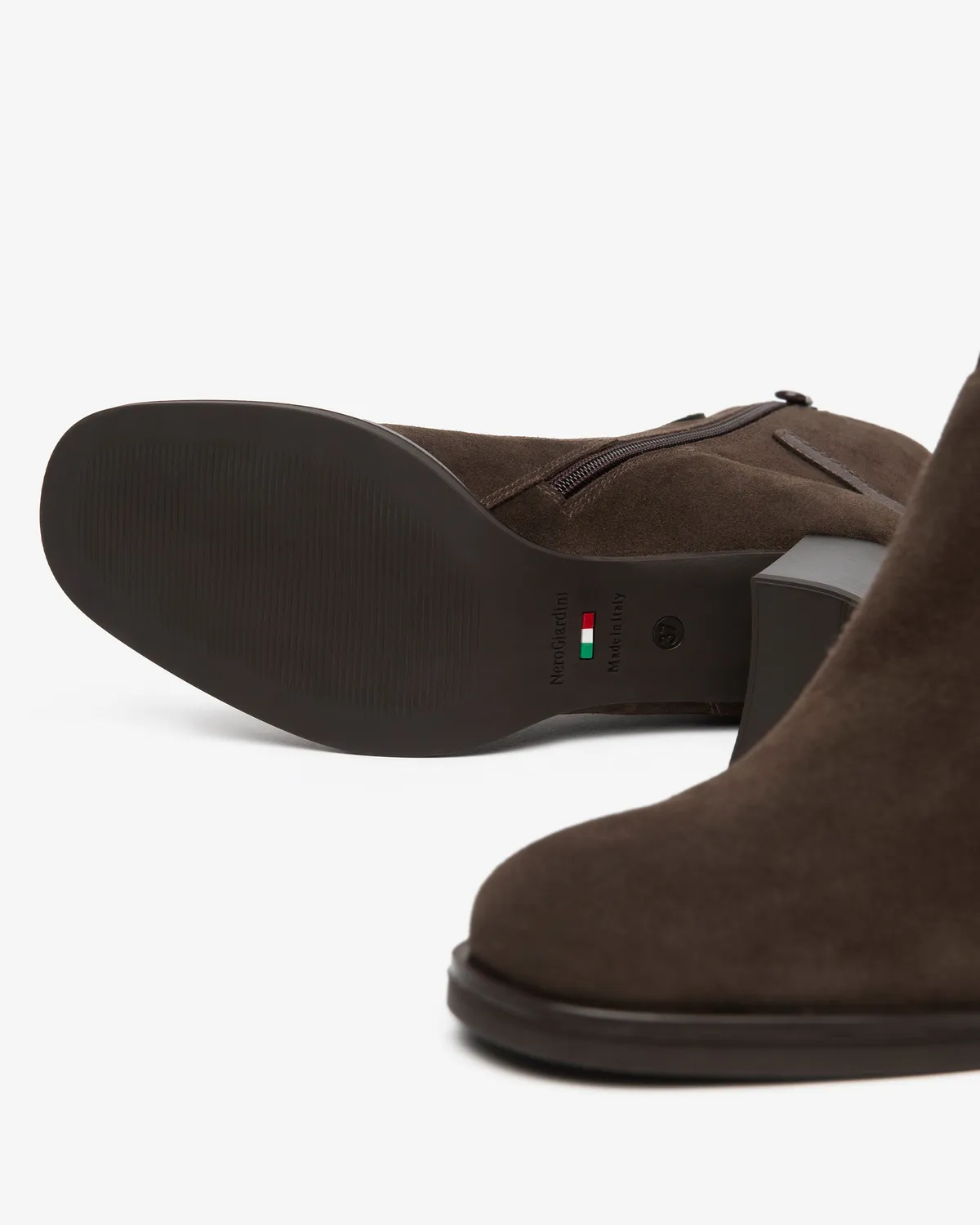 NeroGiardini Botine Damă Piele Toc 75mm Curea