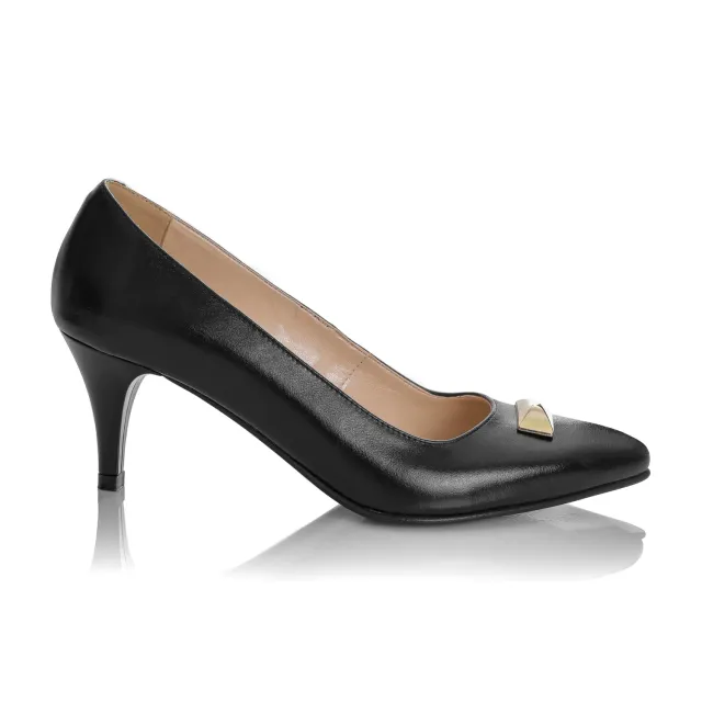Catinca Shoes A51 N pantofi dama piele naturala negru box