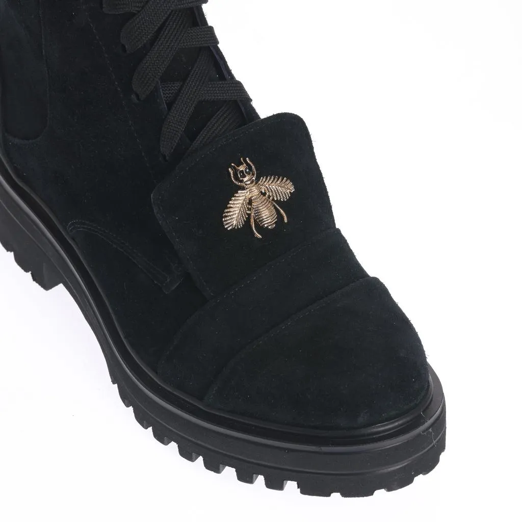 Ana Urbana Shoes Corina ghete negre platforma joasă