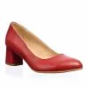 Catinca Shoes A2 R pantofi dama rosii piele naturala