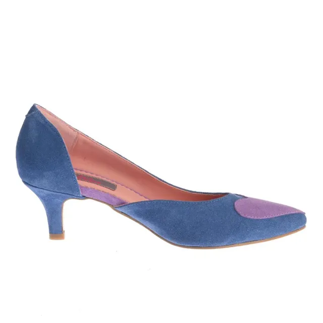 Ana Urbana Shoes Ana pantofi mov-albastru slip-on