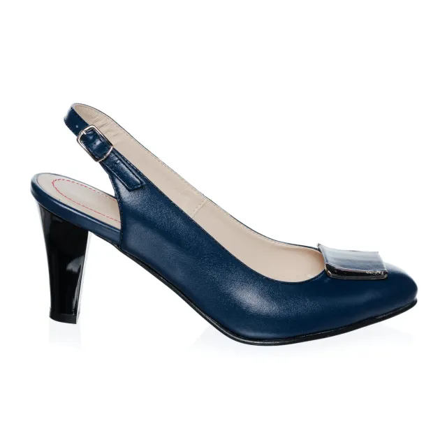 Catinca Shoes Blue Box D40 BL sandale dama piele naturala albastre