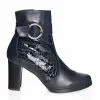 Catinca Shoes GX25 BBC ghete dama albastru croco piele