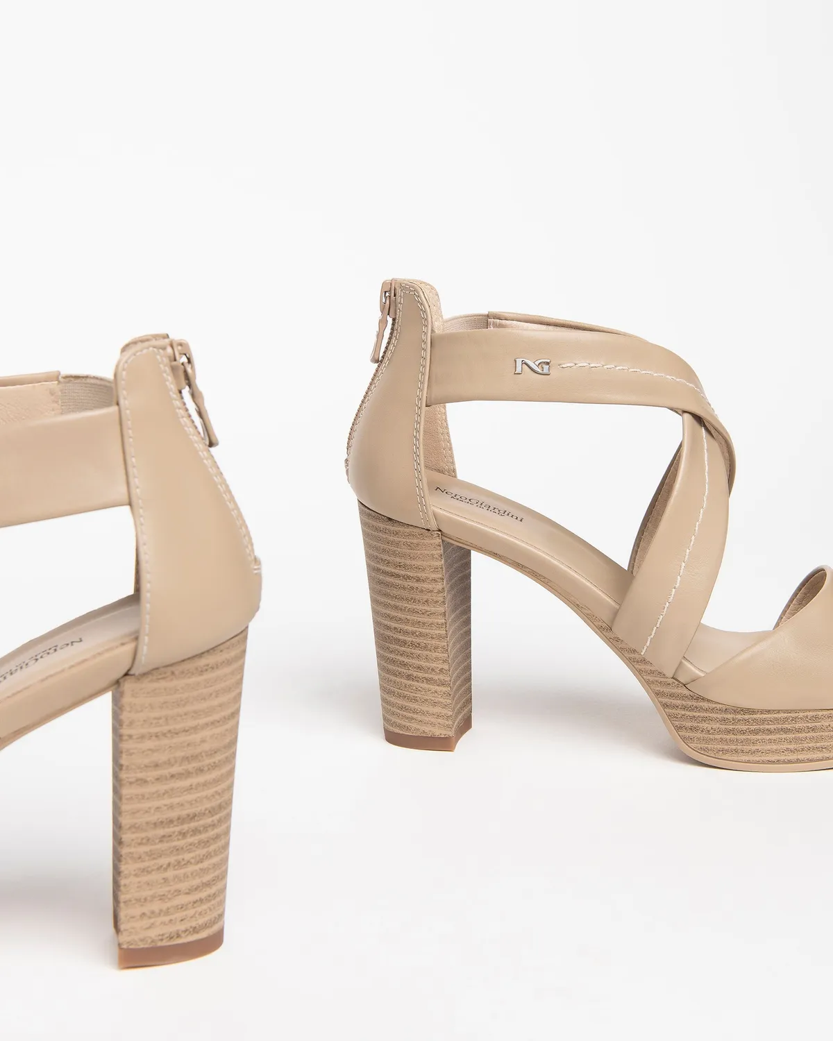 NeroGiardini sandale dama piele design indraznet