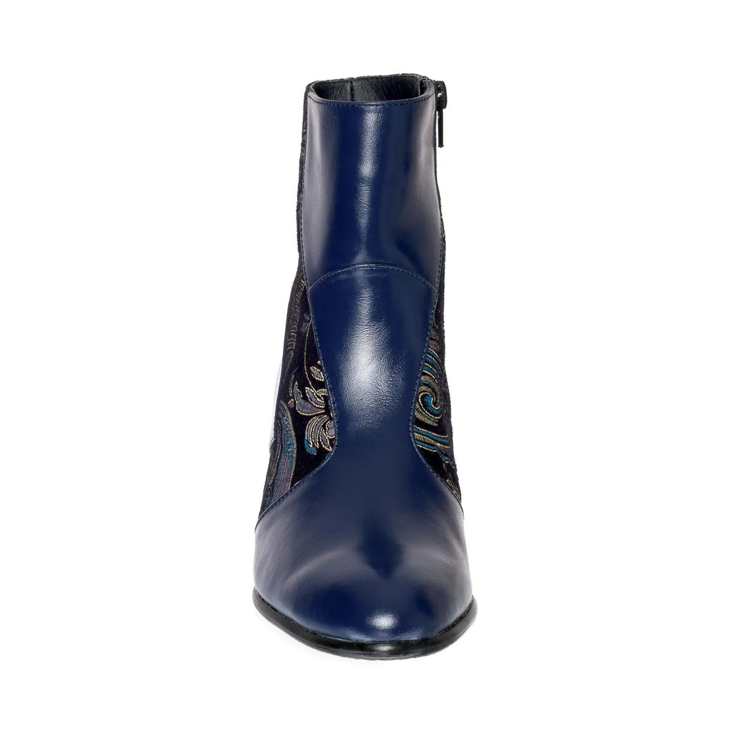 Catinca Shoes GX41 BBS ghete dama piele naturala albastru