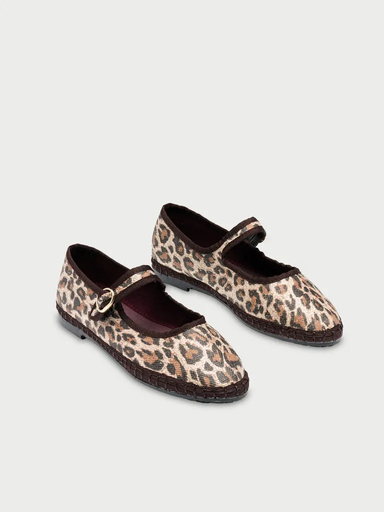 Flagelus Sheena Brown pantofi Mary Jane maro