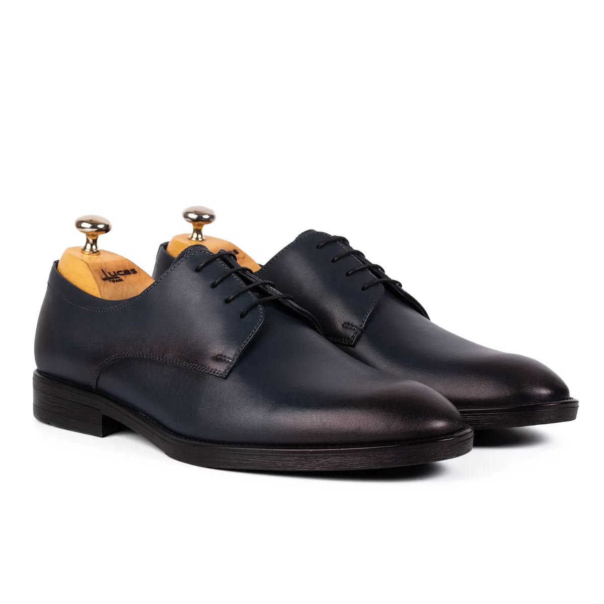 Lucas Shoes Elegant 346 Mod100 pantofi albastri piele