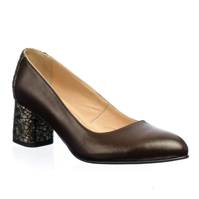 Catinca Shoes Solzi Maro A4 MSM pantofi dama piele maro