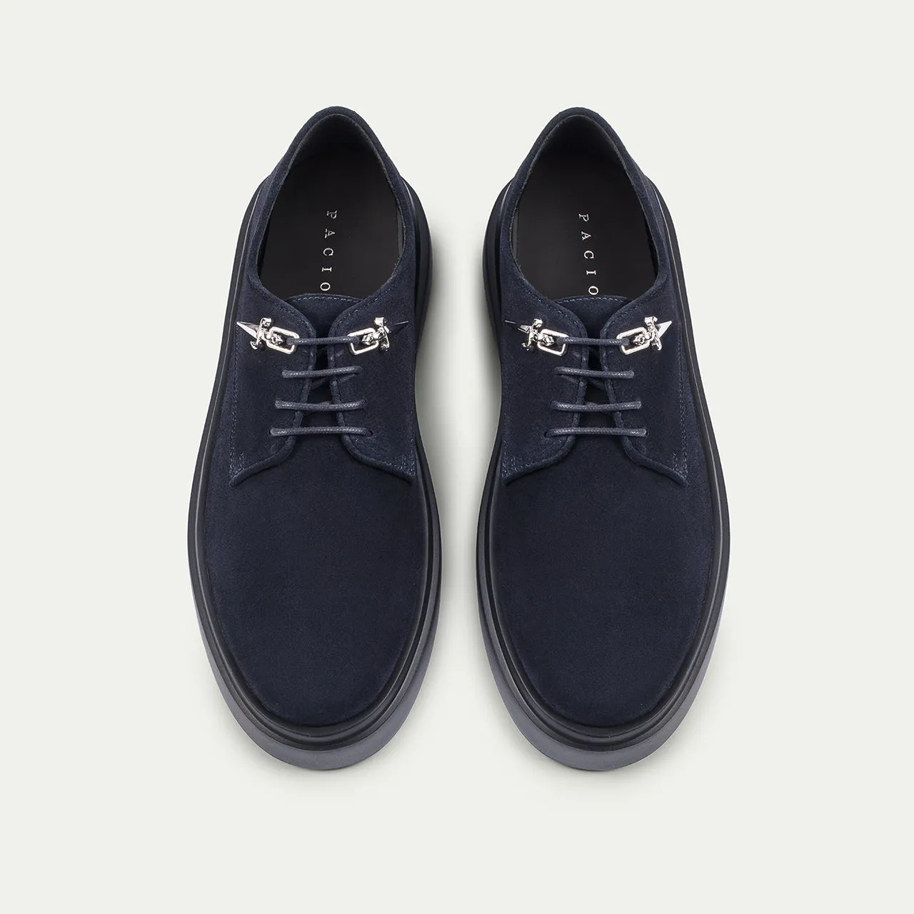 Cesare Paciotti Venus Derby pantofi bleumarin piele