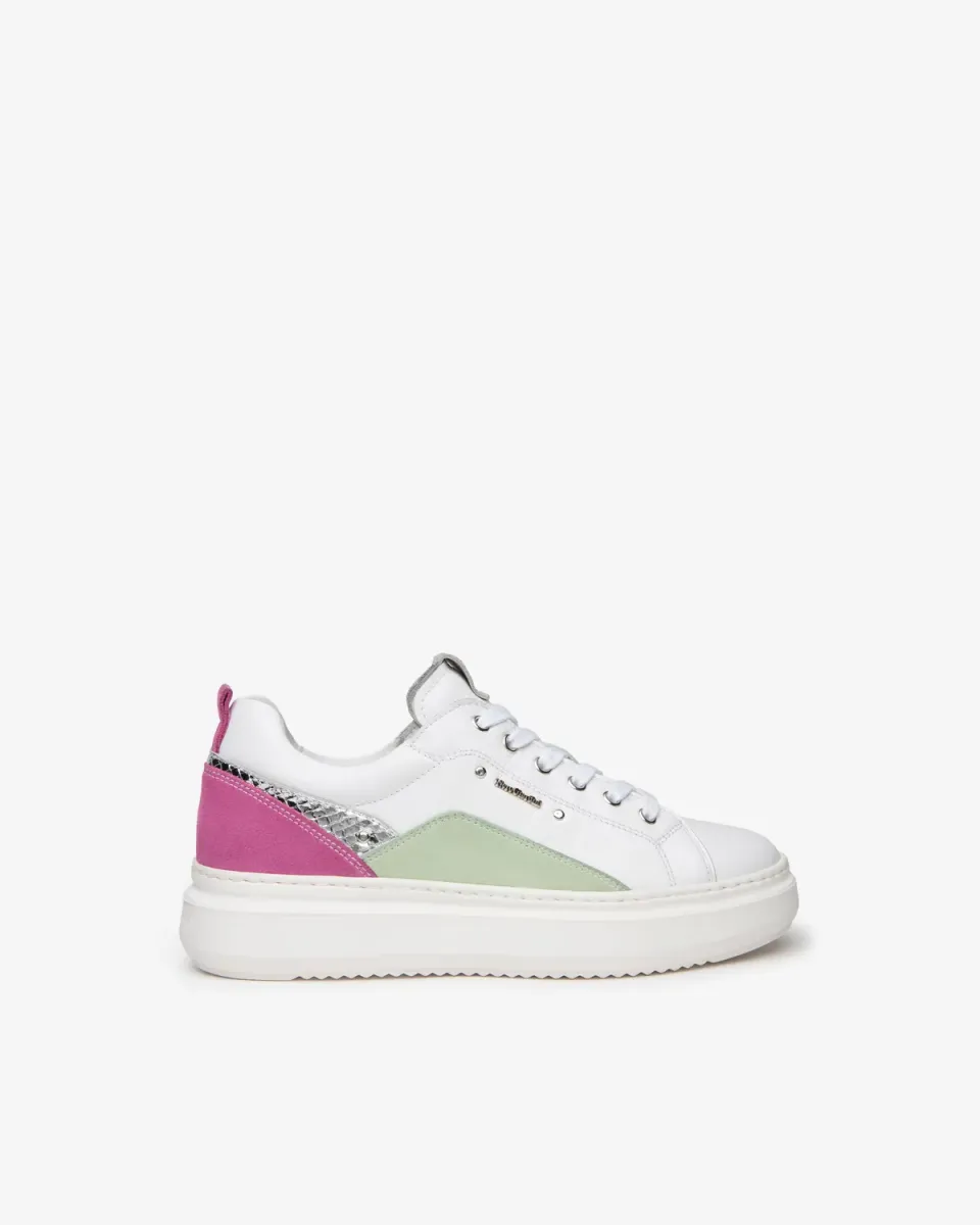NeroGiardini Sneakers Dama Piele si Piele Intoarsa Confort
