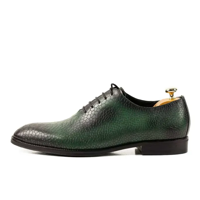 Lucas Shoes Elegant 715 pantofi verde piele