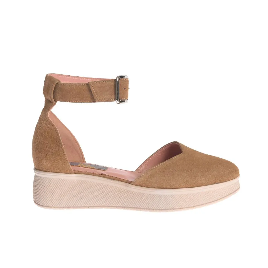 Ana Urbana Shoes New Orleans sandale maro platforma