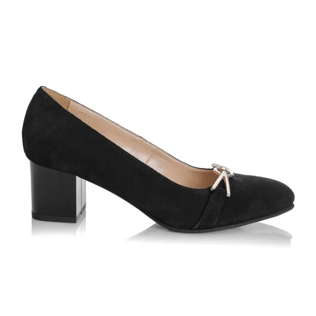 Catinca Shoes A44 NA pantofi piele negru antilopă
