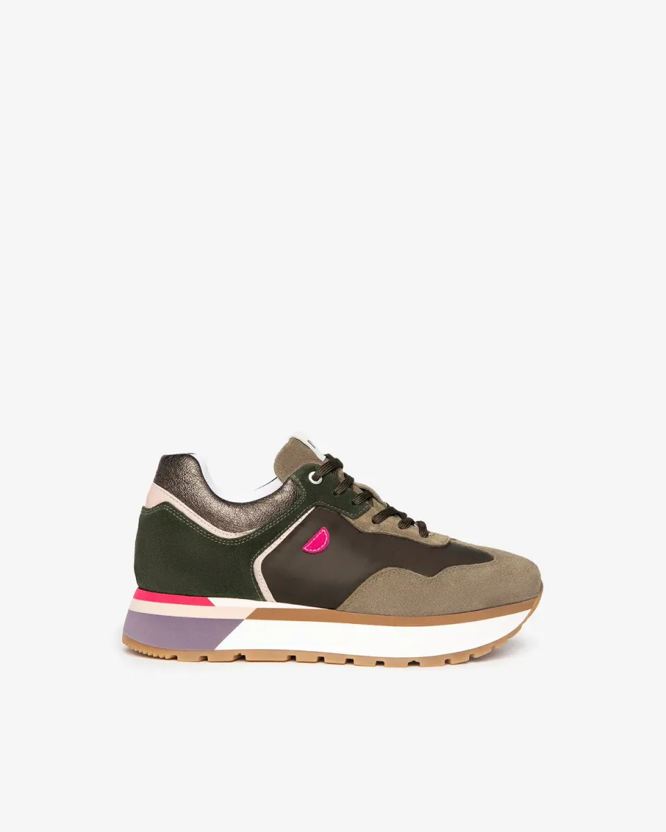 NeroGiardini sneakers damă piele întoarsă 35-41 confort