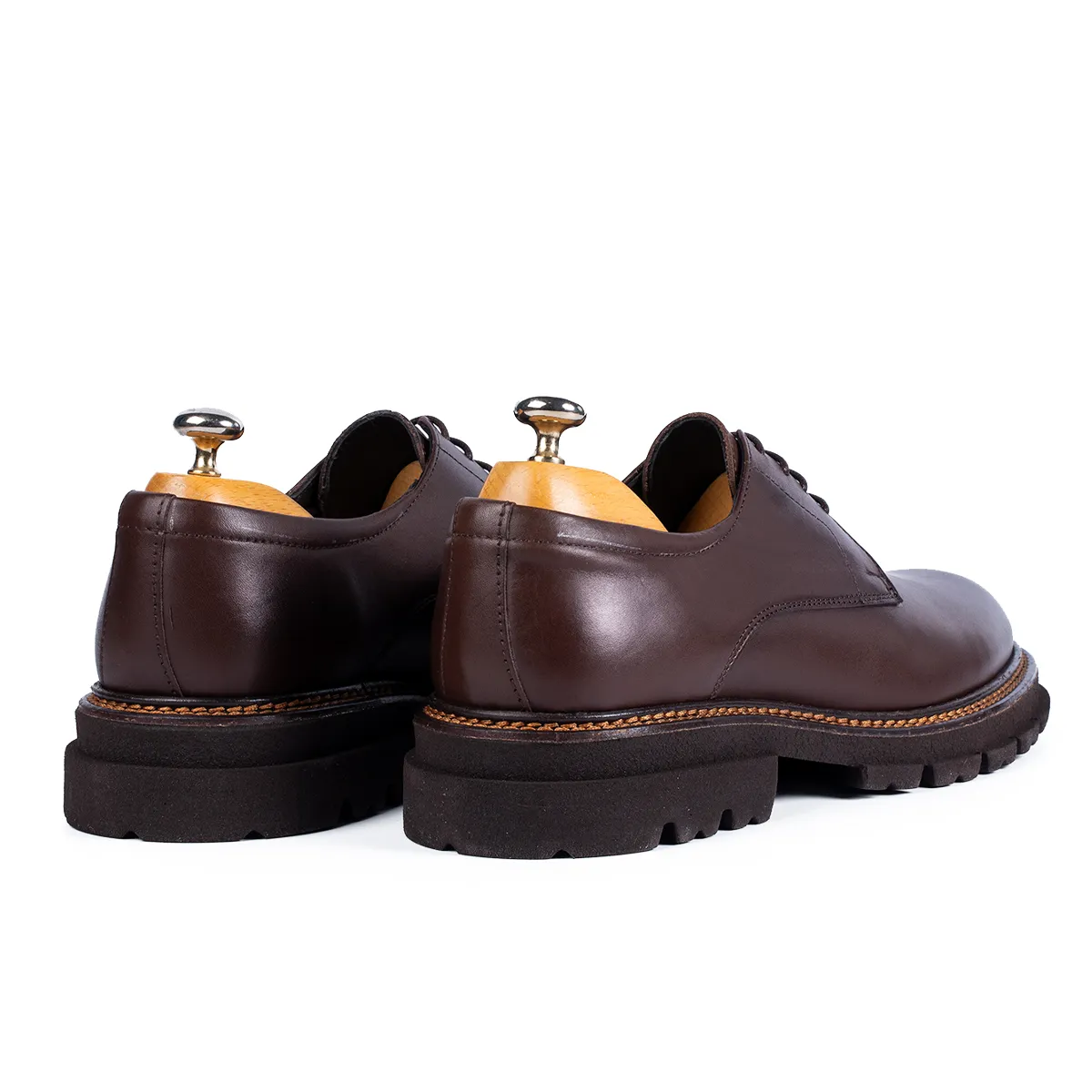 Lucas Shoes Elegant 346 Ukr pantofi maro piele