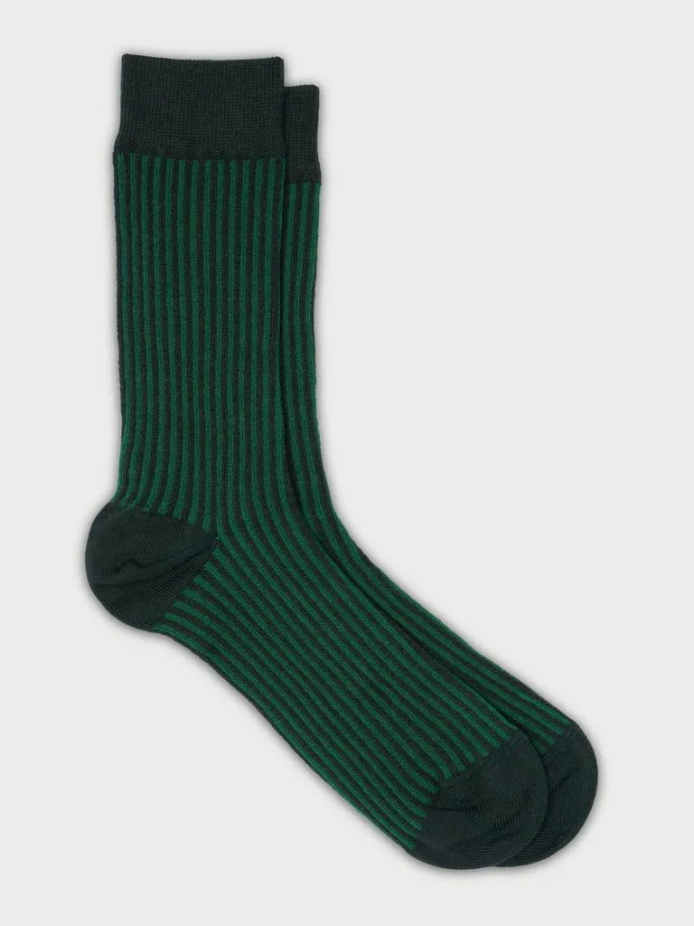 Flagelus Hasburg Heir Green sosete bumbac verde