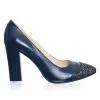 Catinca Shoes 2696 ASNL pantofi dama piele albastru lac