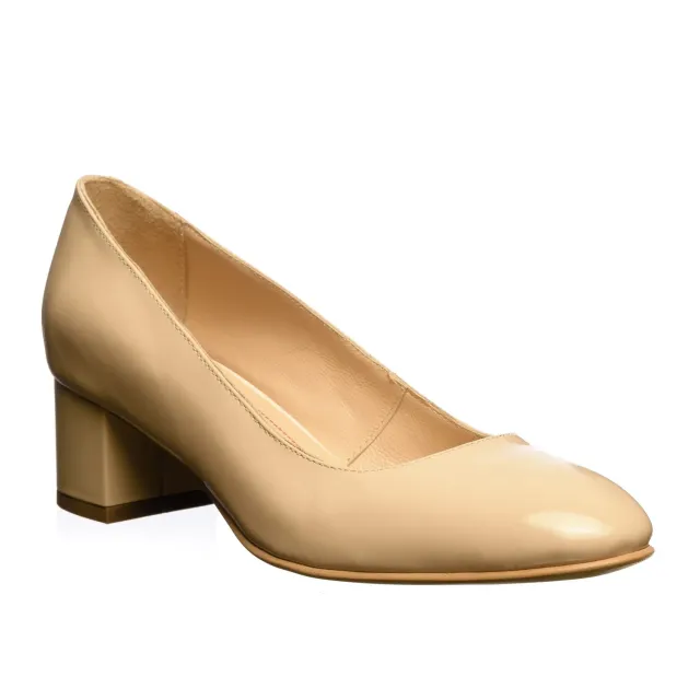 Catinca Shoes A6 LN pantofi piele lac nude