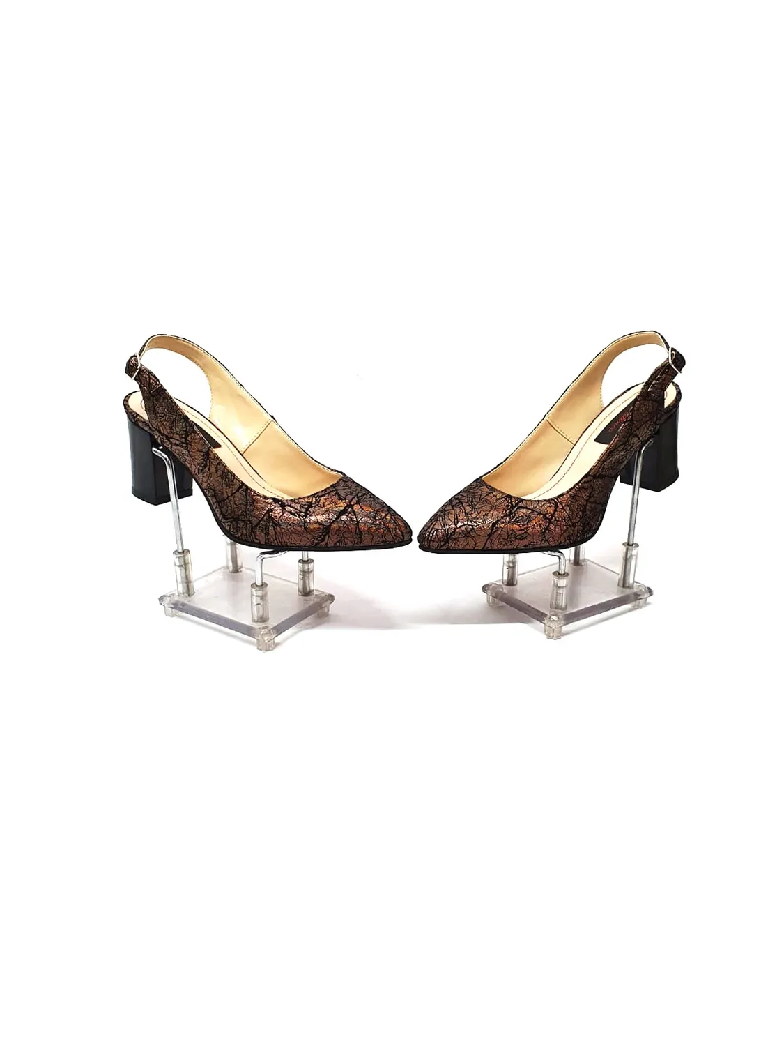 Catinca Shoes A91 MS sandale dama maro straveziu piele