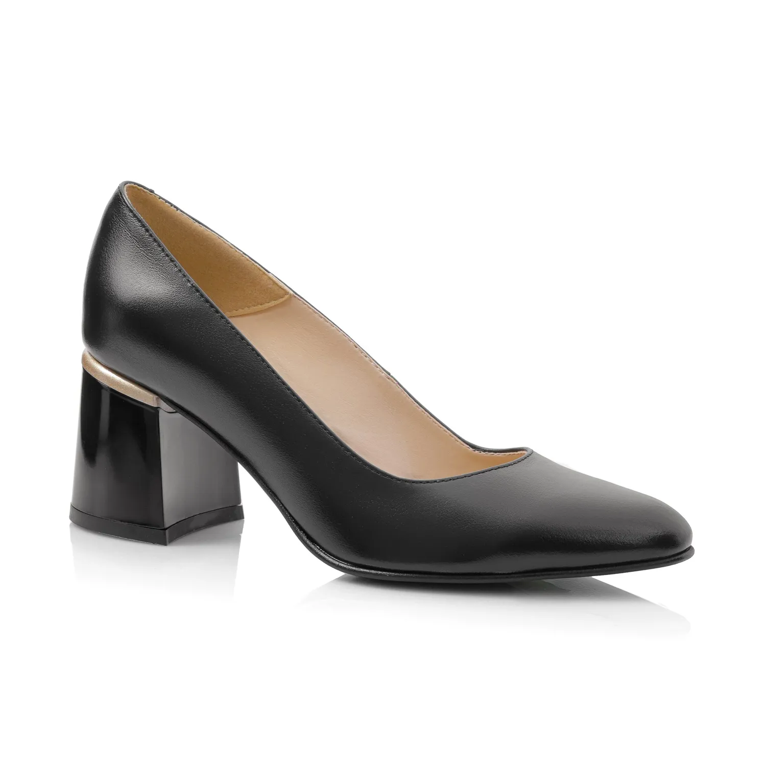 Catinca Shoes A74 NE pantofi damă negru box clasici