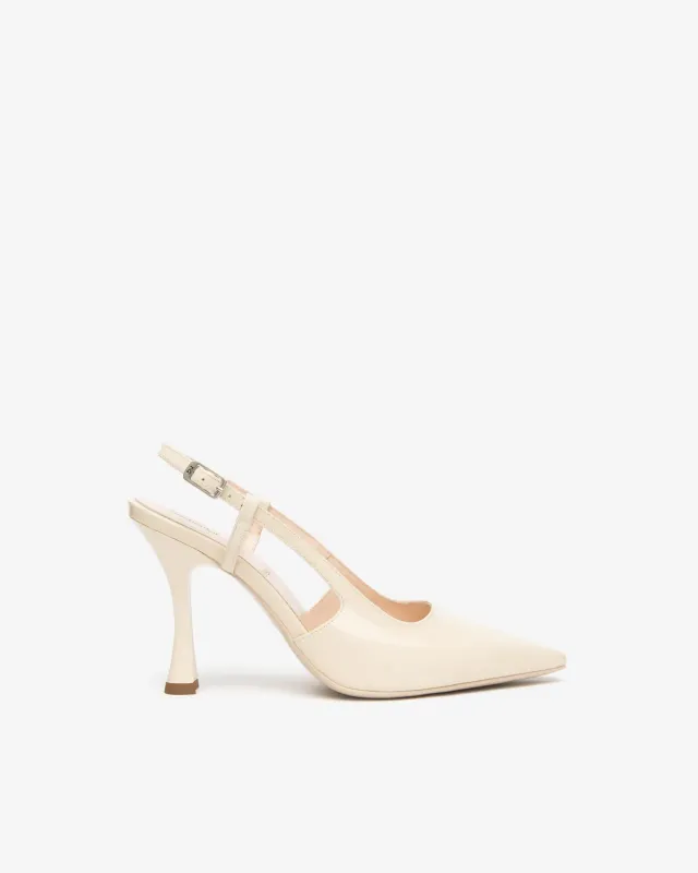 Slingback dama NeroGiardini piele Premium nunta