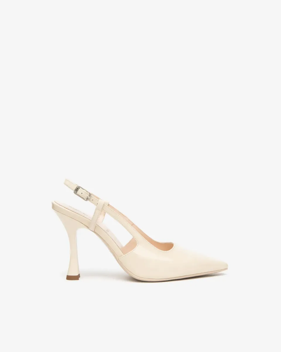 Slingback dama NeroGiardini piele Premium nunta