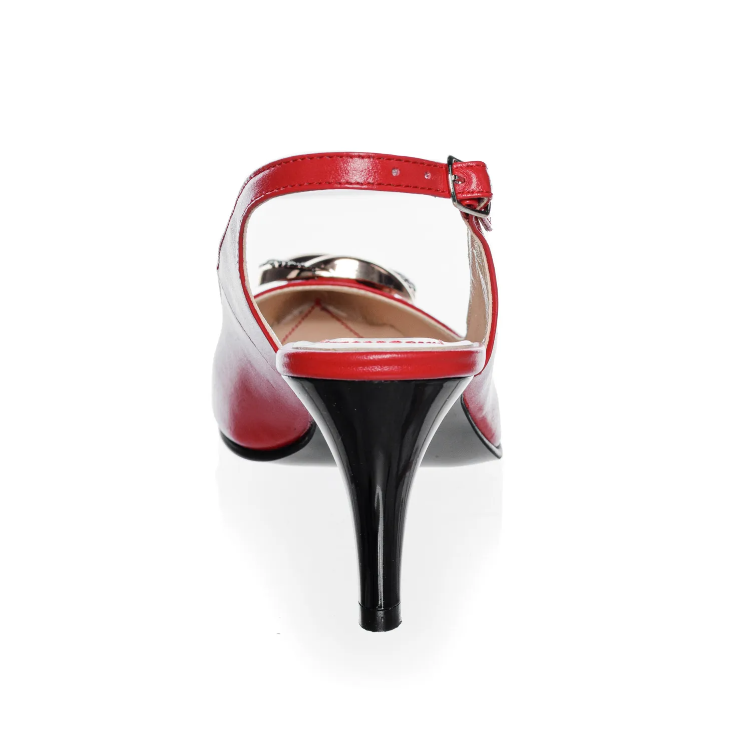Catinca Shoes D36 RB sandale dama piele rosu box