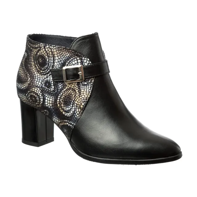 Catinca Shoes GX35 NBL ghete dama negre piele naturala