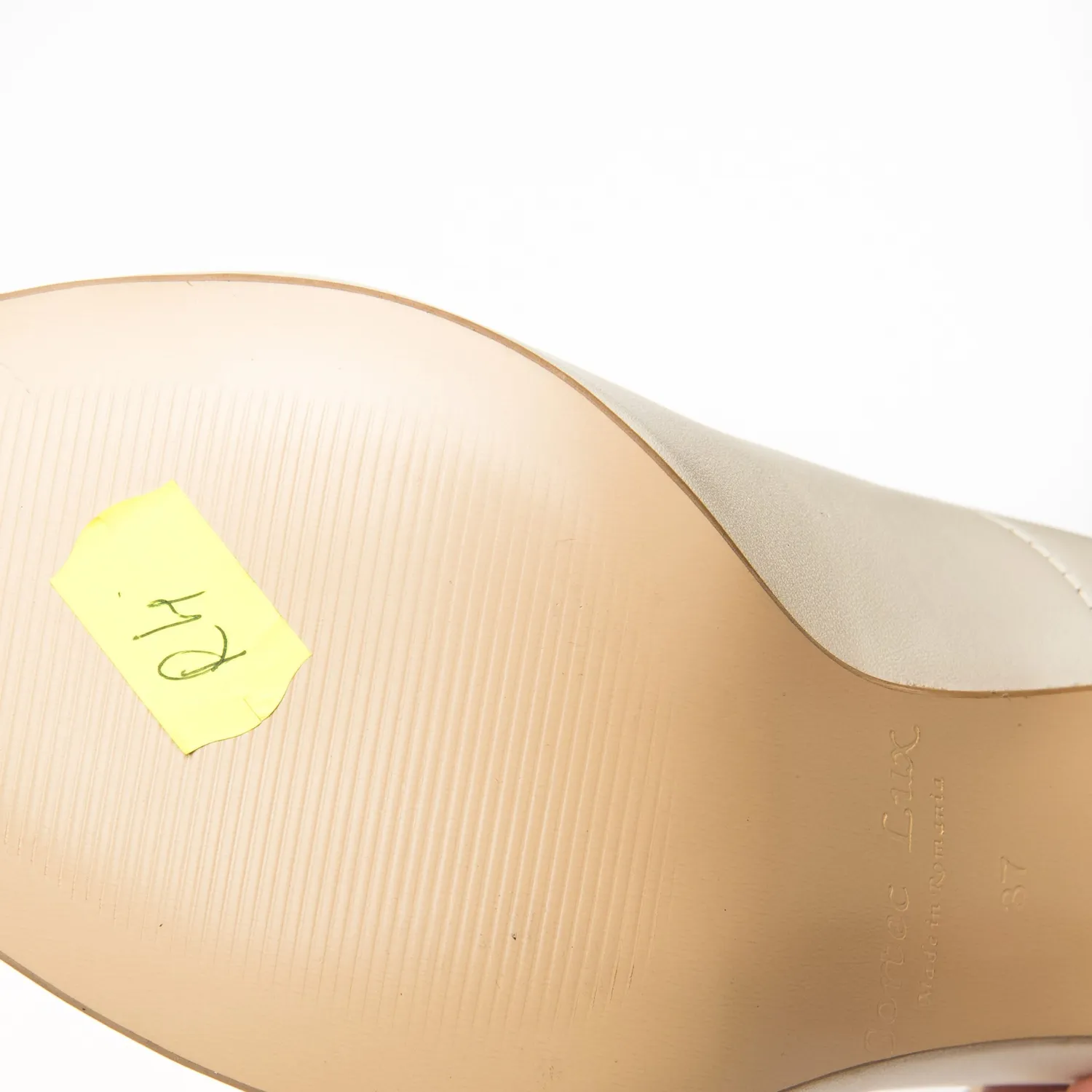 Catinca Shoes R4 BS pantofi dama piele bej sidef comozi