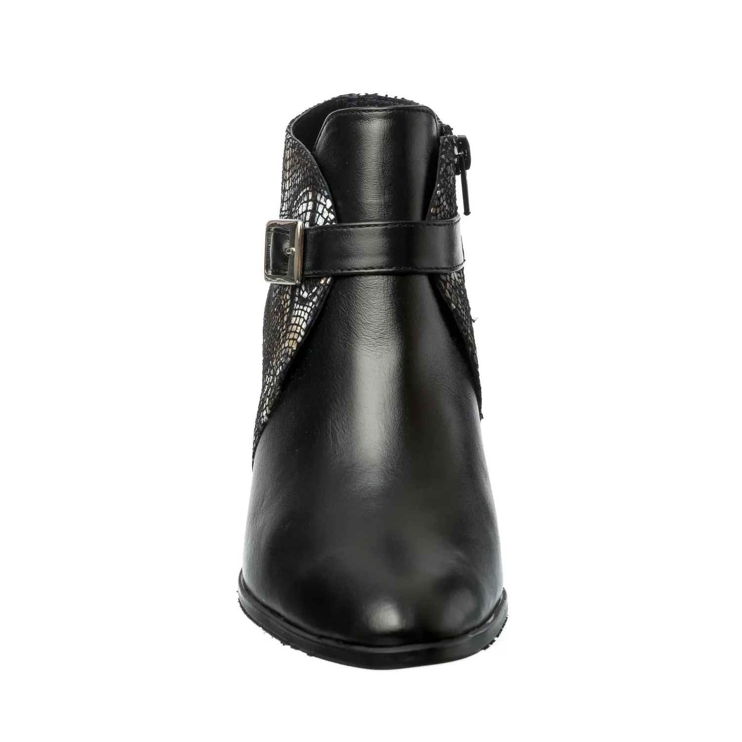 Catinca Shoes GX35 NBL ghete dama negre piele naturala