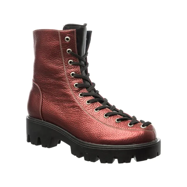 Catinca Shoes BC23 BoSNB bocanci damă bordo sidef negru box