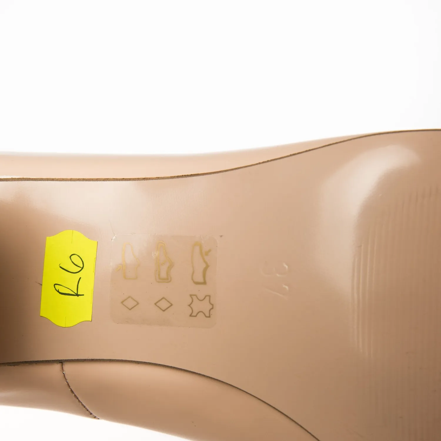 Catinca Shoes R6 LN pantofi damă piele lac nude