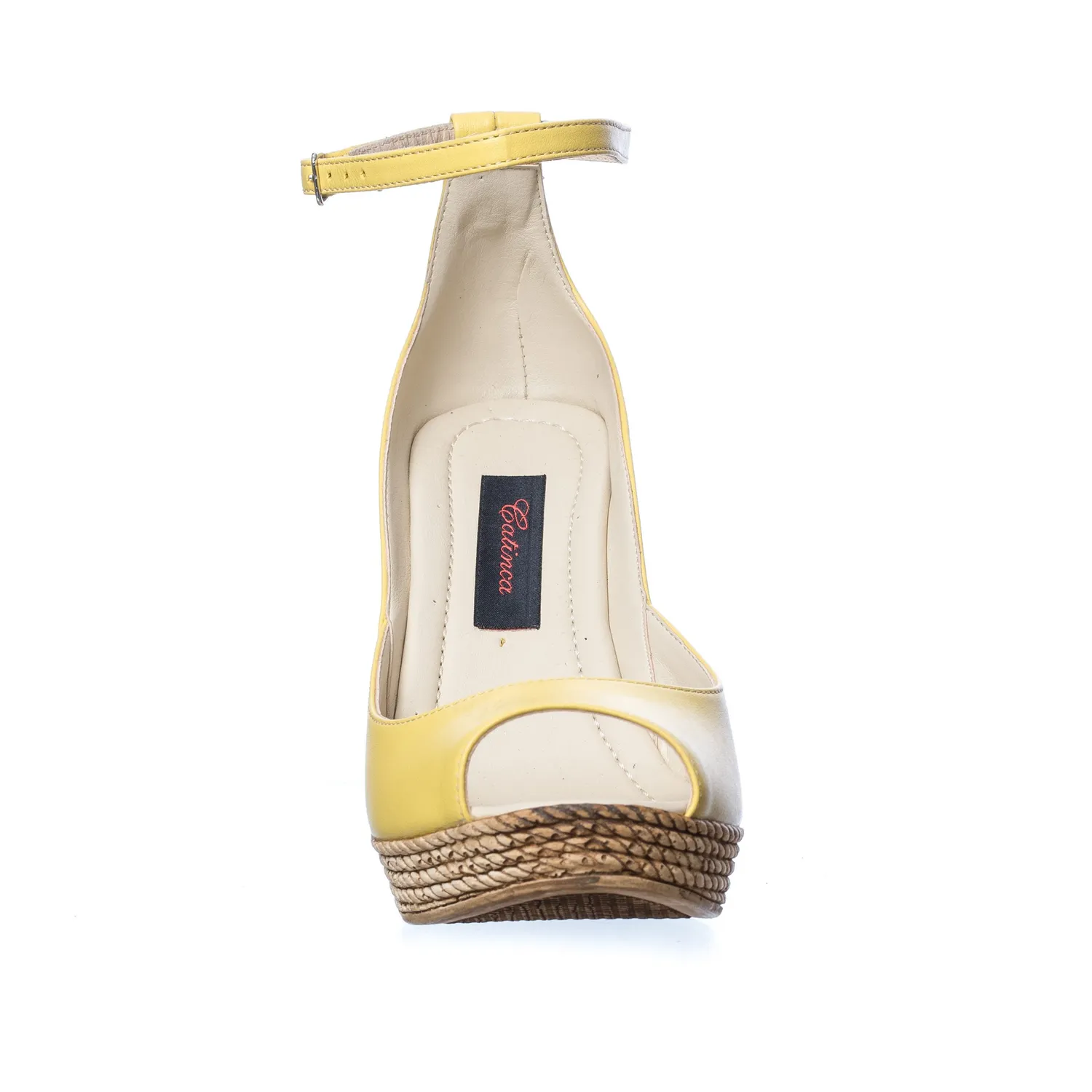 Catinca Shoes G20 G sandale damă piele naturală galbene