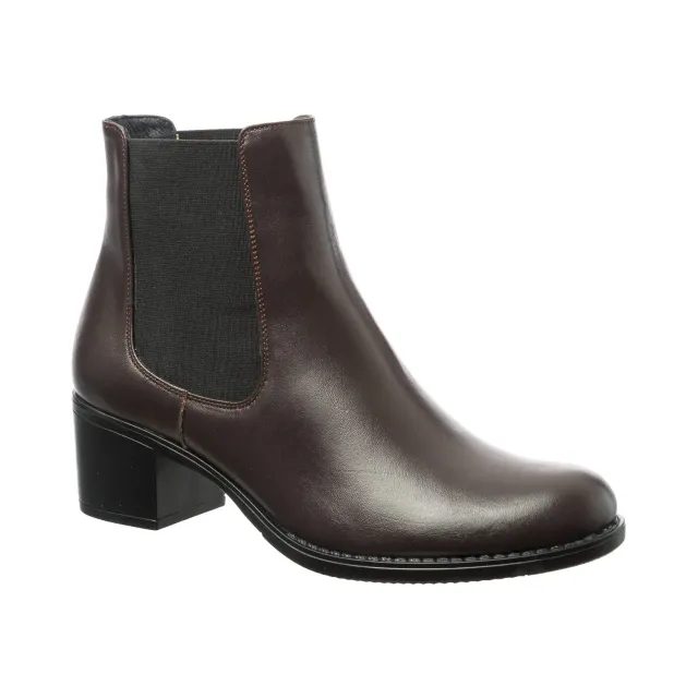 Catinca Shoes E01 MB botine dama piele maro box