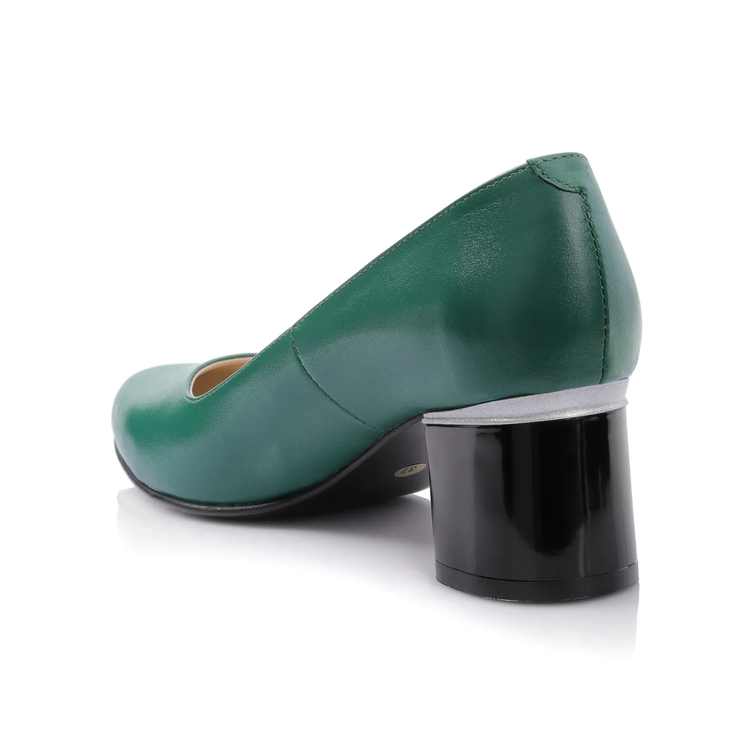 Catinca Shoes A72 VB pantofi damă verde box piele