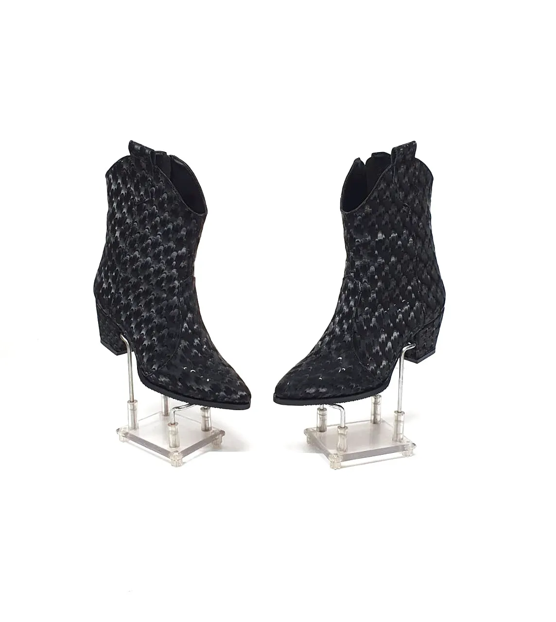Catinca Shoes N3D ciocate piele naturala negru 3D