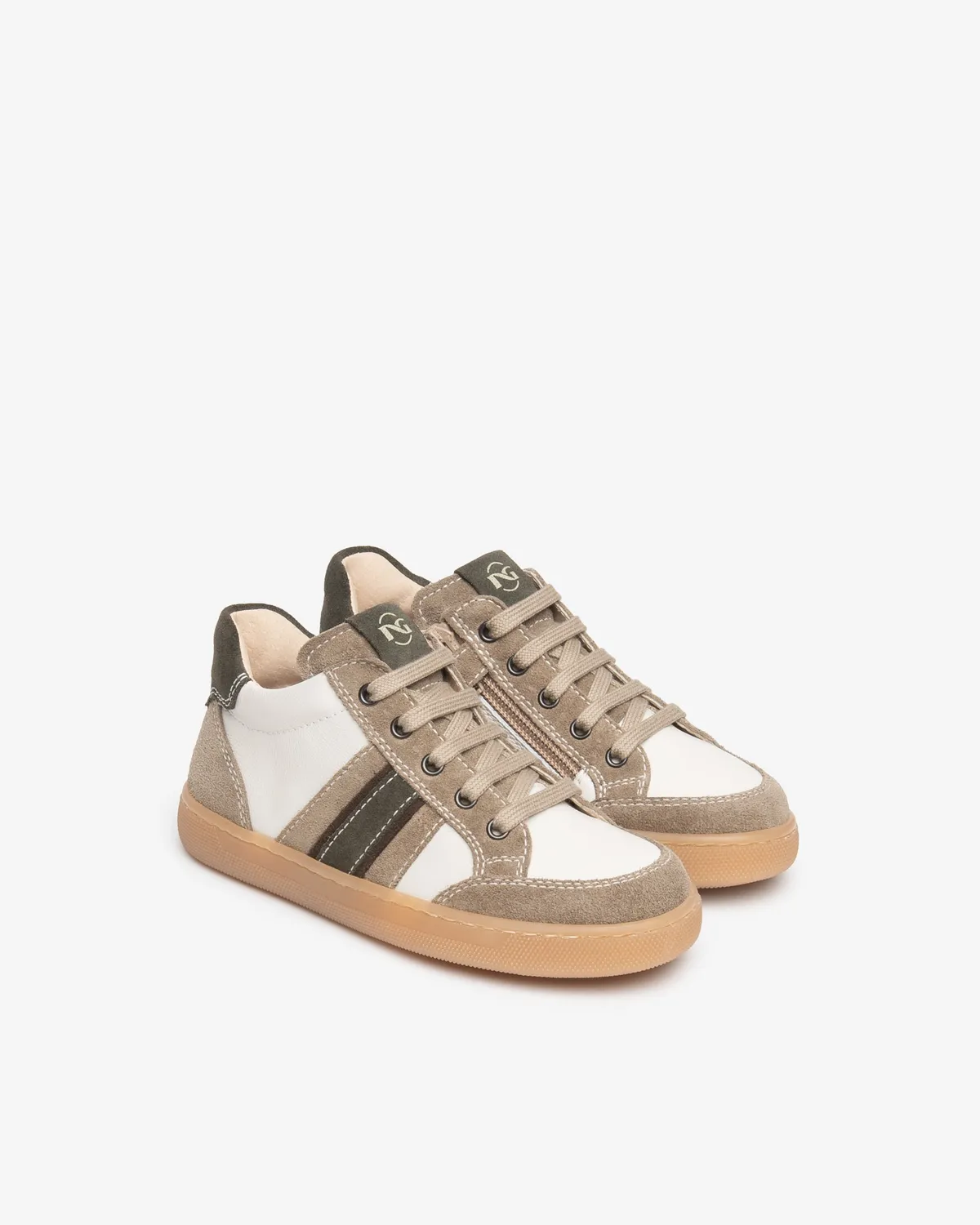 NeroGiardini Junior adidasi piele baieti 25-30 cu fermoar