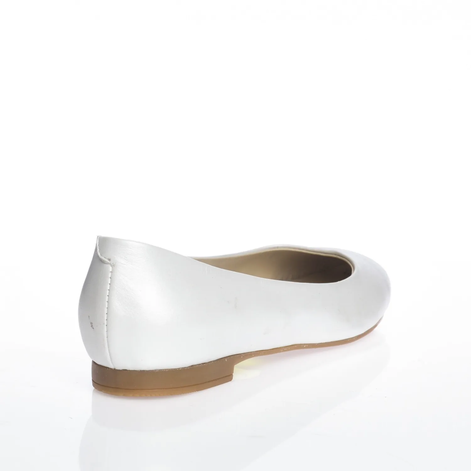 Catinca Shoes BL1 A balerini dama piele naturala albi