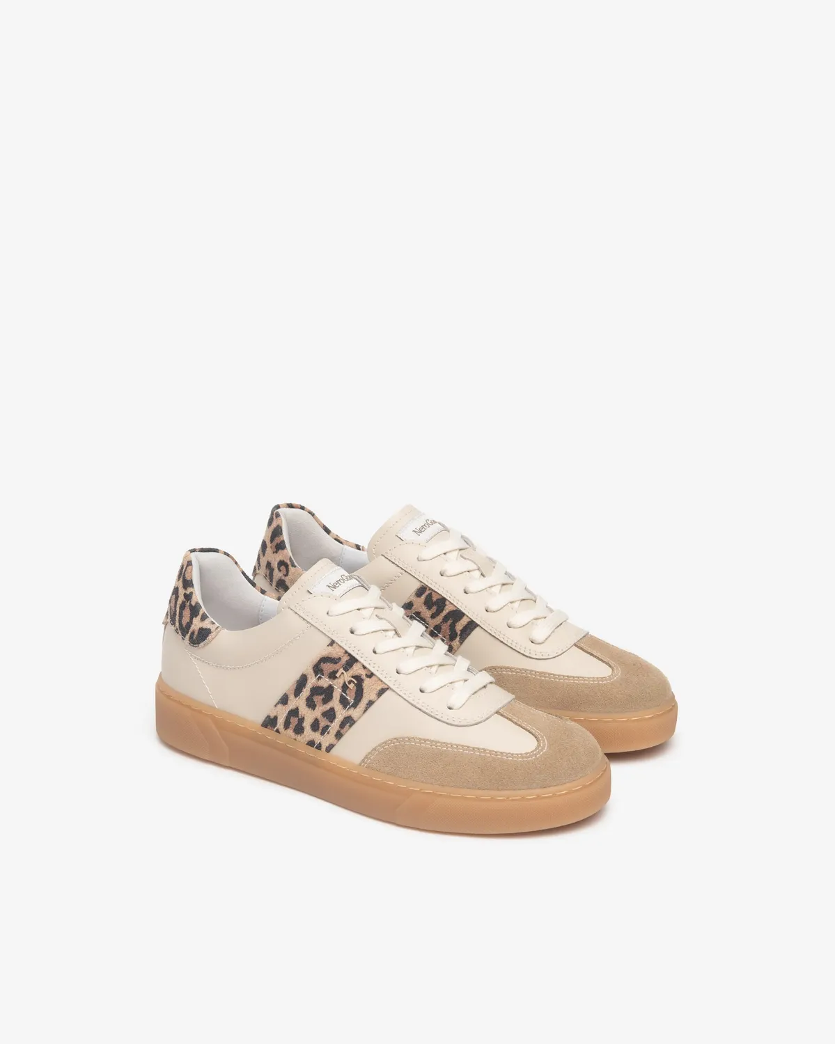 Sneakers piele dama NeroGiardini piele intoarsa