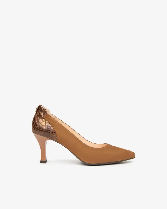 NeroGiardini Pantofi Dama Toc Stiletto 7,5 cm Animal Print