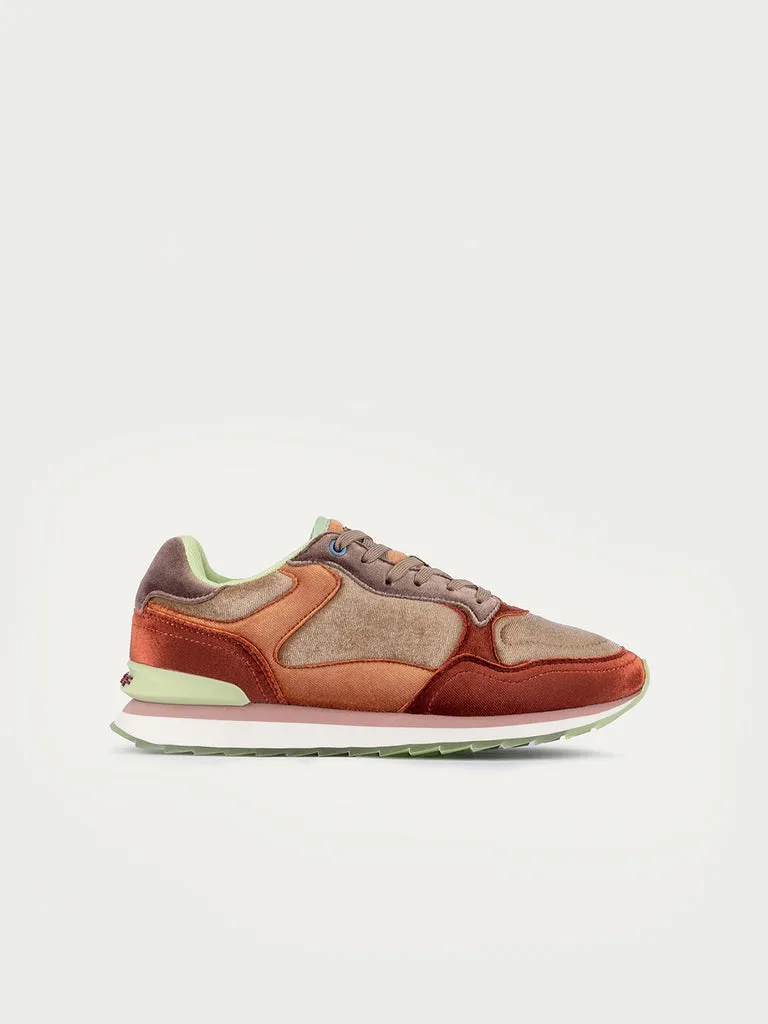 Flagelus Hoff X Flabelus sneakers portocalii catifea