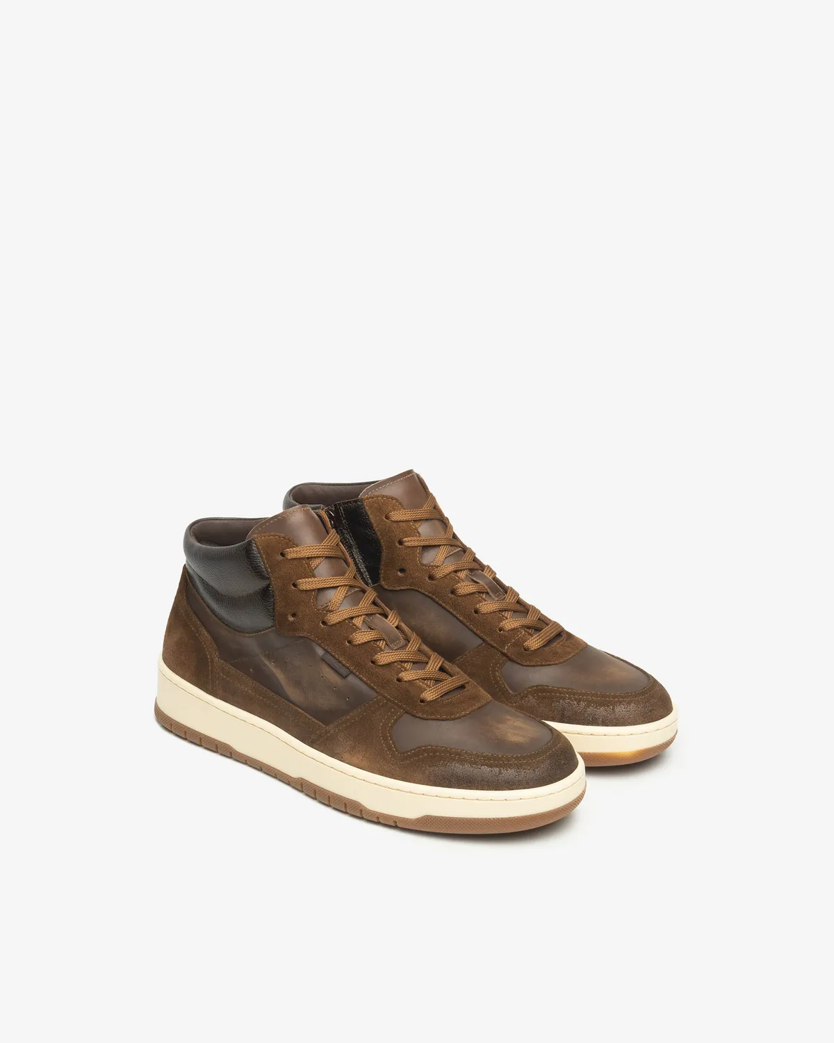 Sneakerși NeroGiardini bărbați piele high-top