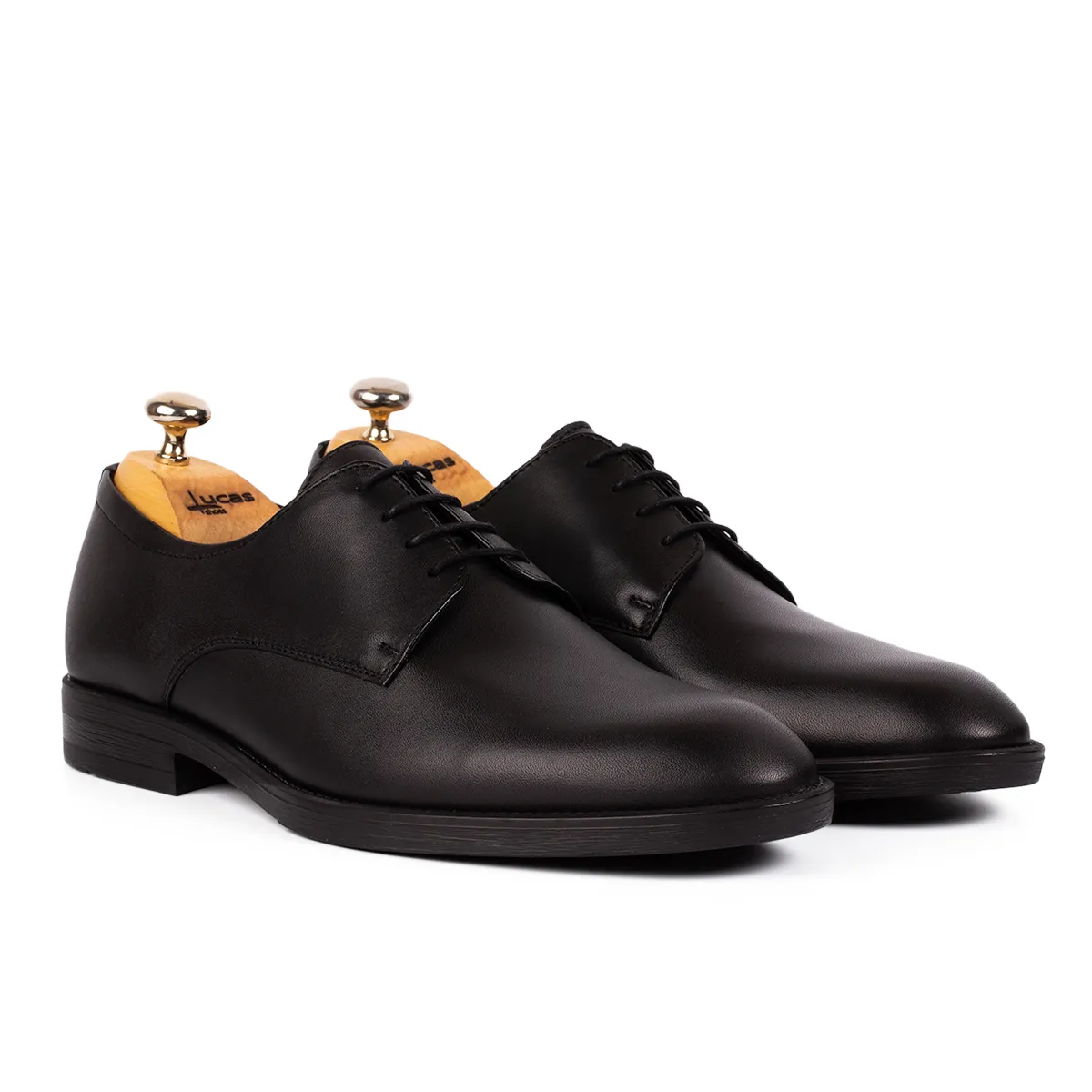 Lucas Shoes Elegant 346 pantofi negri piele naturala
