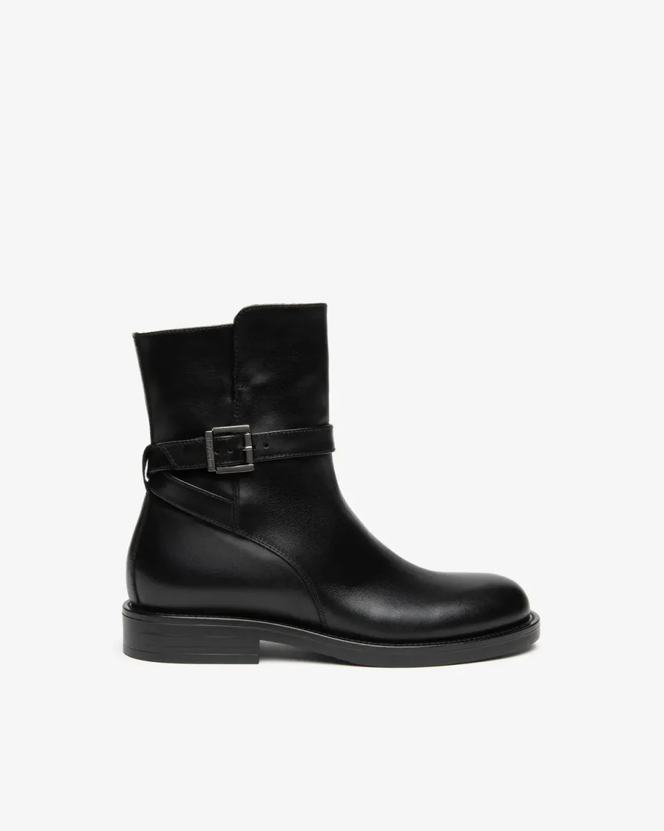 NeroGiardini botine piele dama toc 3 cm catarama