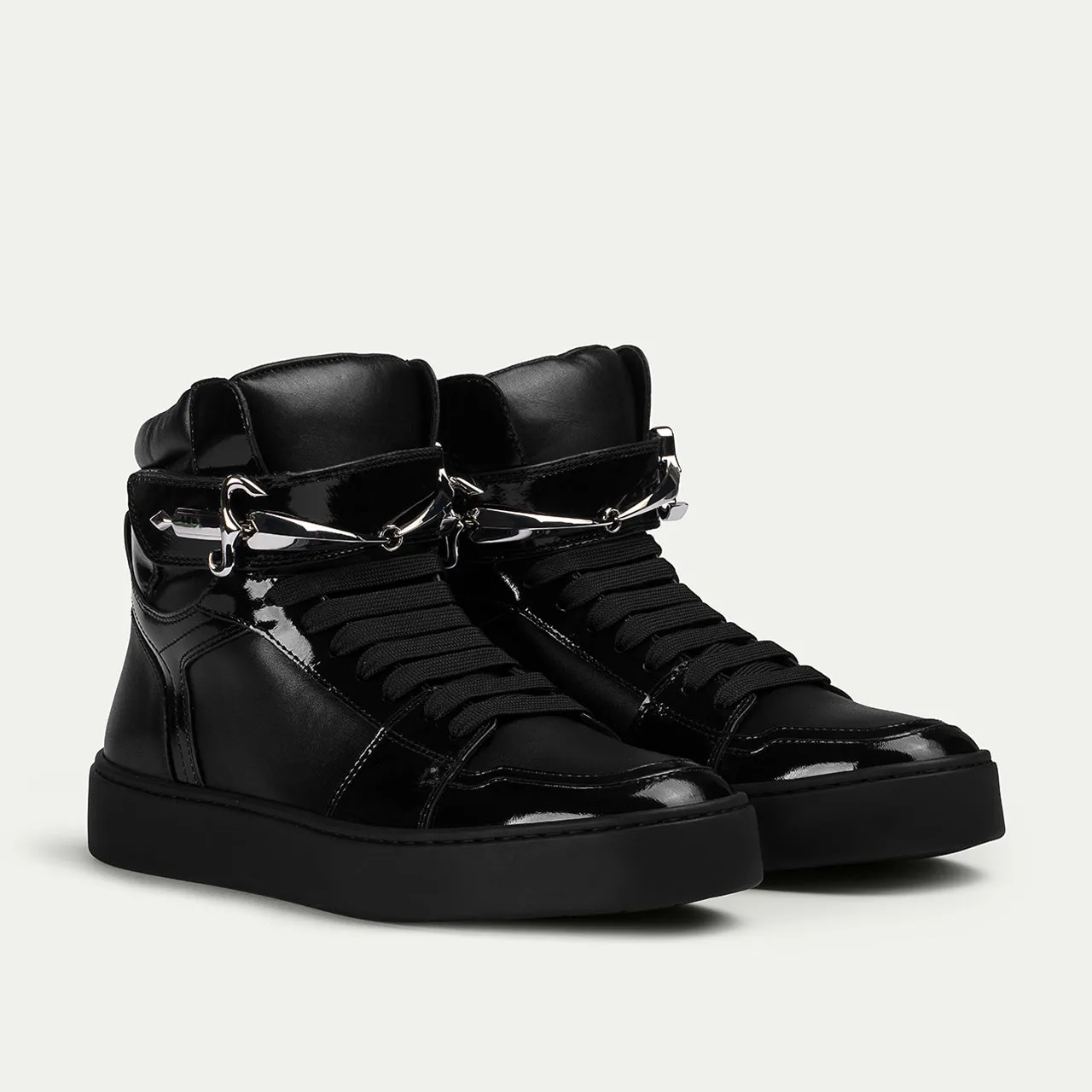 Cesare Paciotti Daggerbit High-Top sneakers negri lac