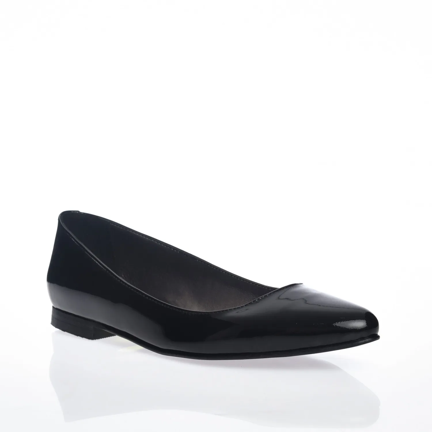 Catinca Shoes ST NL balerini dama negru lac piele naturala