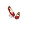 Catinca Shoes BL6R balerini dama piele rosie naturala