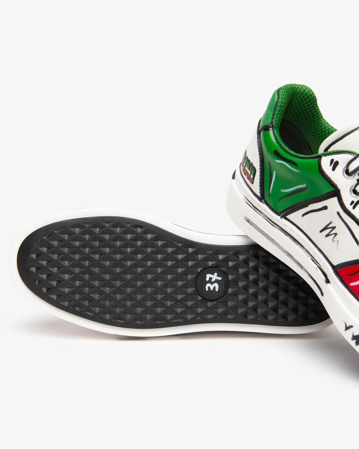 NeroGiardini sneakers piele dama tricolor Italia
